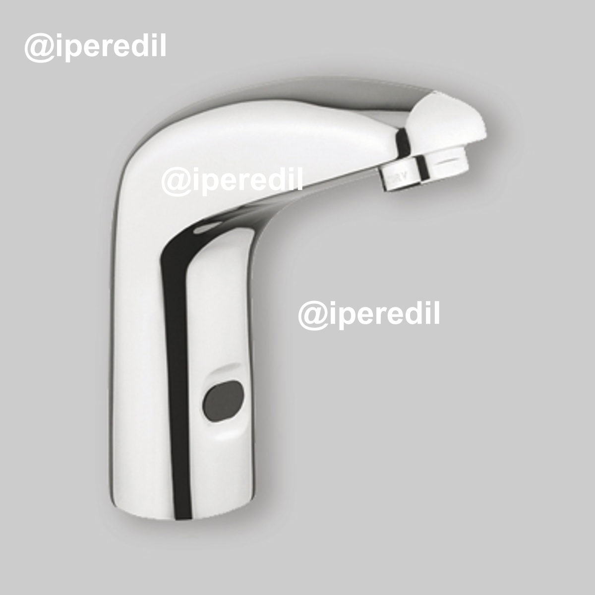 RUBINETTO ELETTRICO LAVABO A FOTOCELLULA "SERIE ONE" IDRAL Batterie 6V