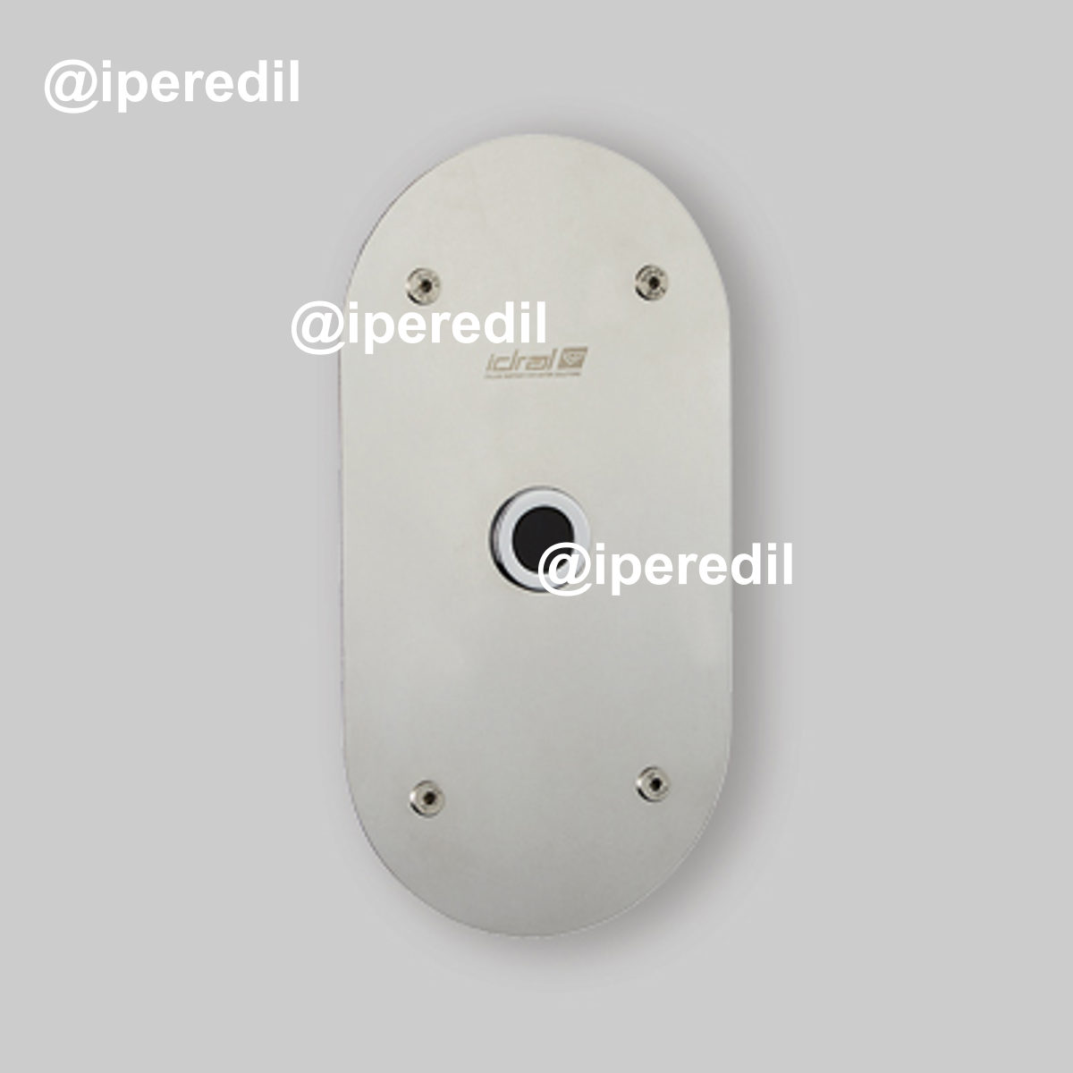 RUBINETTO ELETTRONICO ORINATOIO DA INCASSO CON COMANDO A FOTOCELLULA "SERIE 700" Inox Lucido - 6V