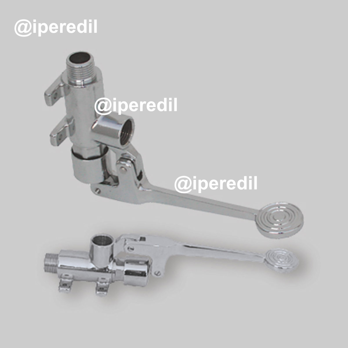 RUBINETTO MONOACQUA TEMPORIZZATO A PEDALE INSTALLAZIONE UNIVERSALE 1/2"