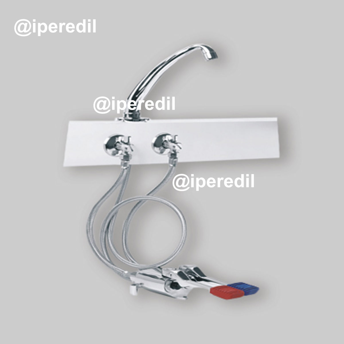 KIT COMPLETO MISCELATORE A PEDALE CON BOCCA DI EROGAZIONE MODELLO "K" 2 Pedali