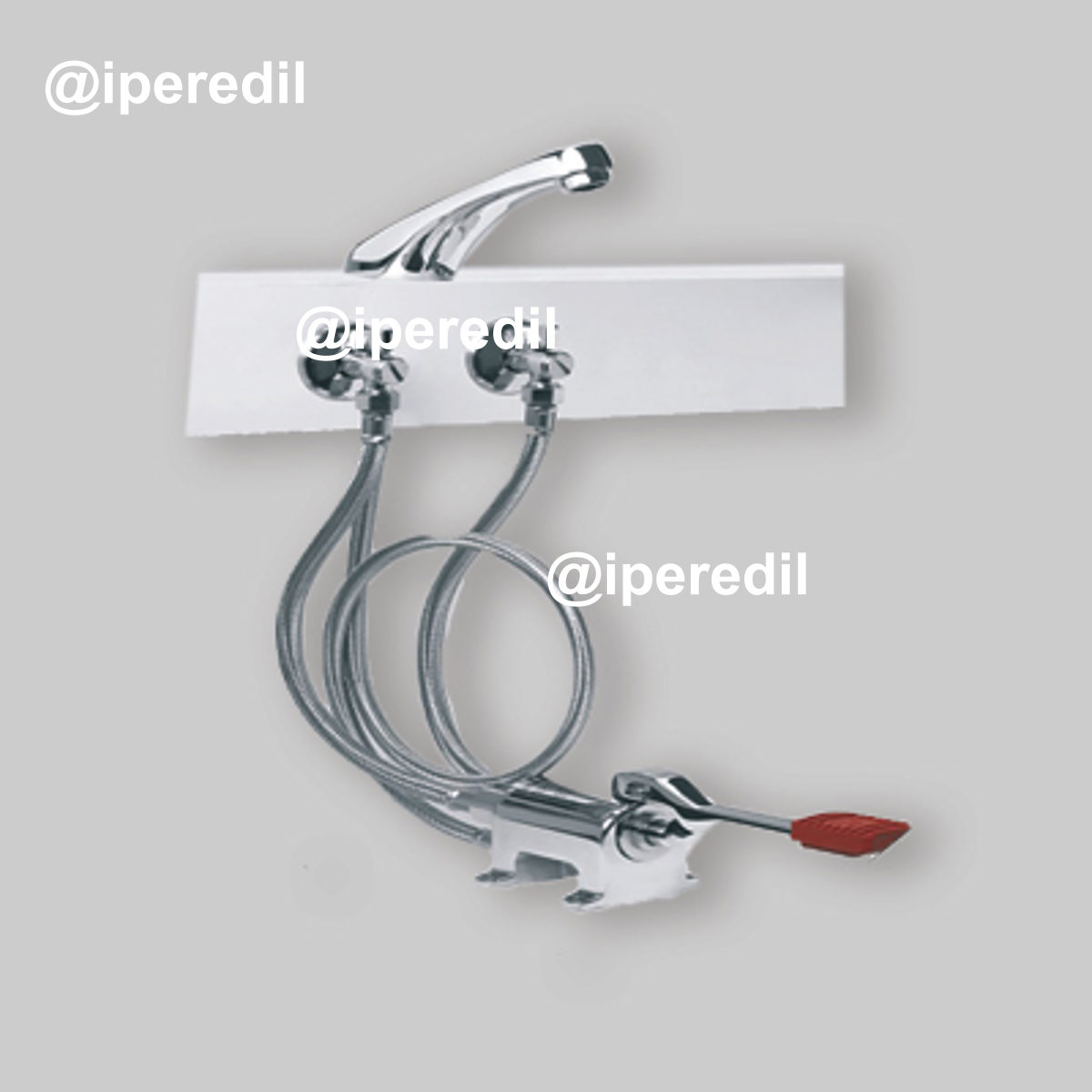 KIT COMPLETO MISCELATORE A PEDALE CON BOCCA DI EROGAZIONE MODELLO "Y" 1 Pedale