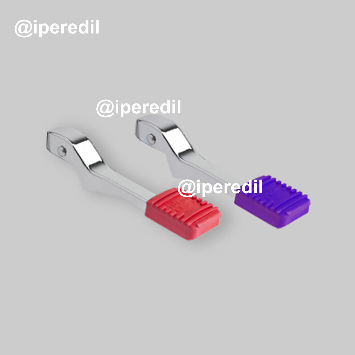 LEVA A PEDALE PER INSTALLAZIONE A PAVIMENTO Con copripedale Blu