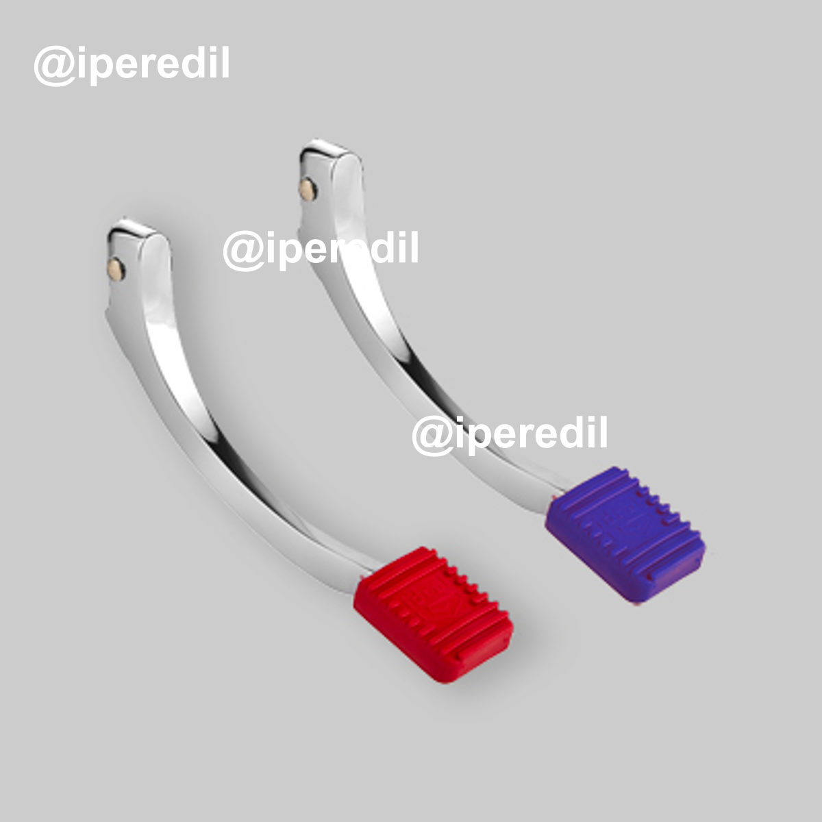 LEVA A PEDALE PER INSTALLAZIONE A PARETE Con copripedale Blu