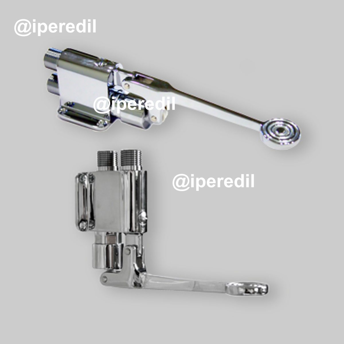 RUBINETTO TEMPORIZZATO A PEDALE 1 VIA INSTALLAZIONE UNIVERSALE 1/2"