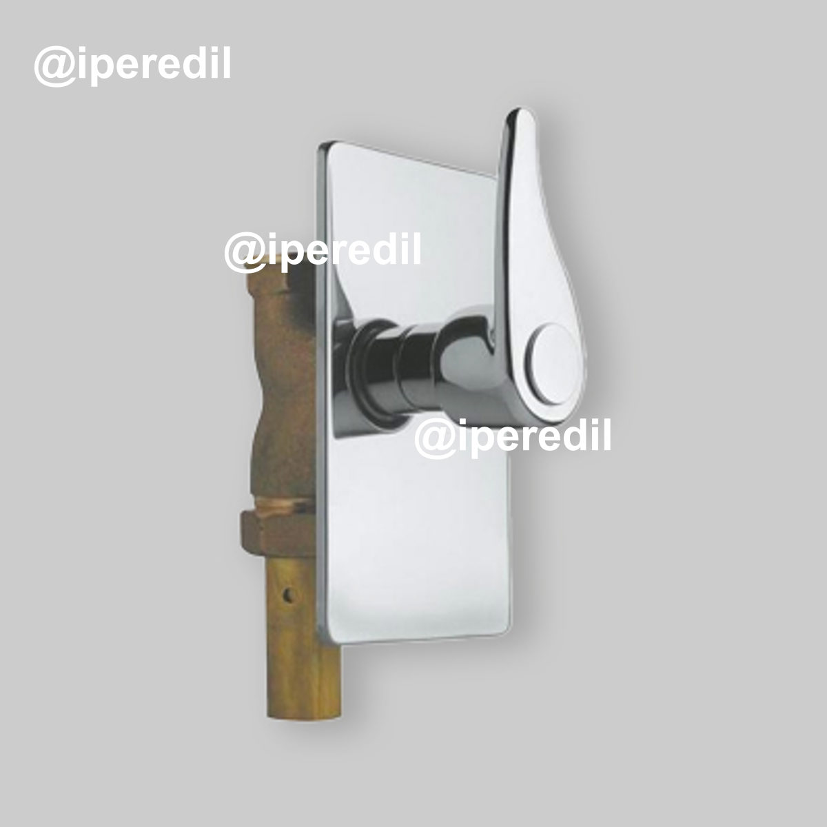 PASSO RAPIDO PER WC INCASSO MANUALE 3/4" - Cromo