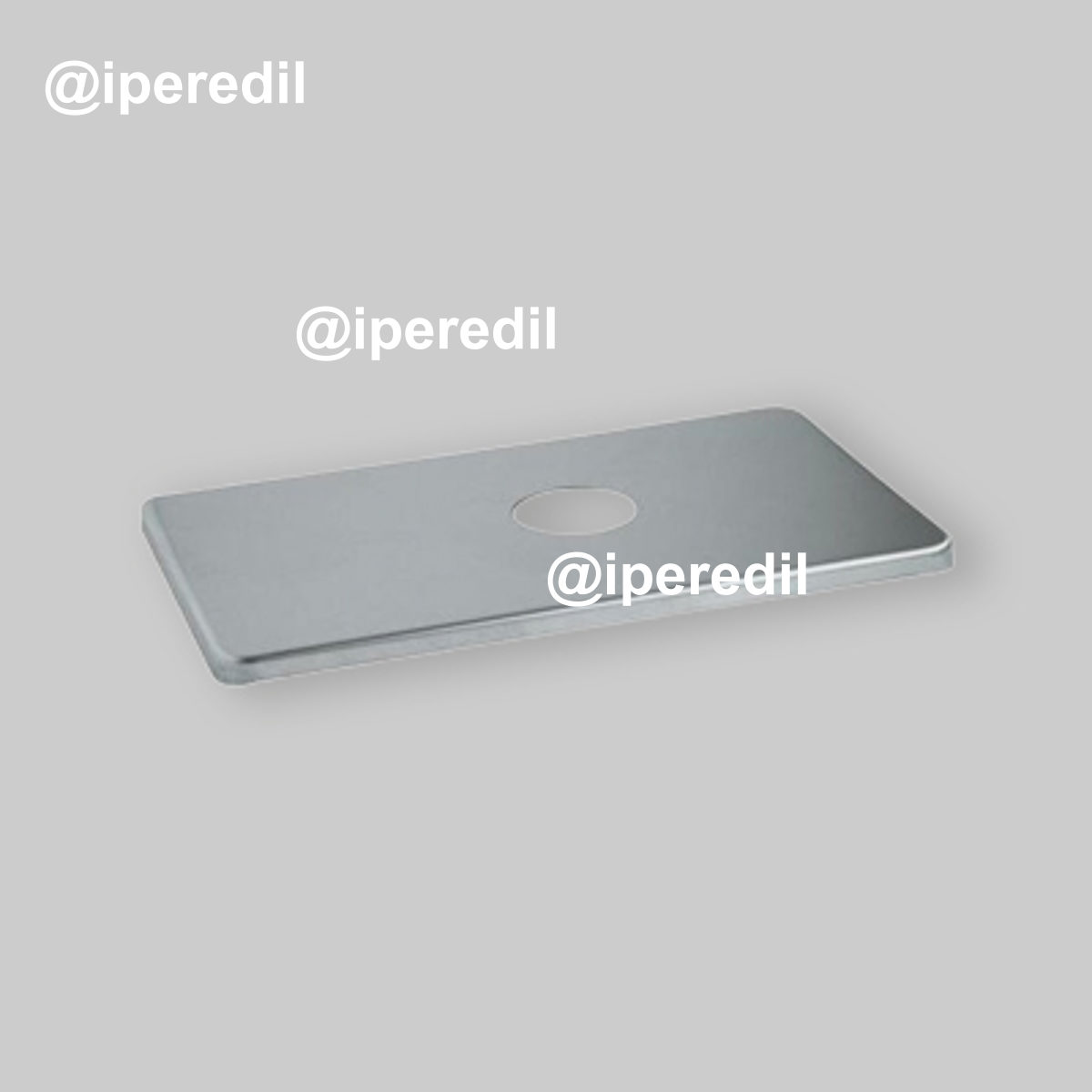 PIASTRA DI RICAMBIO PER PASSO RAPIDO INCASSO Unica - Sp. 5 mm