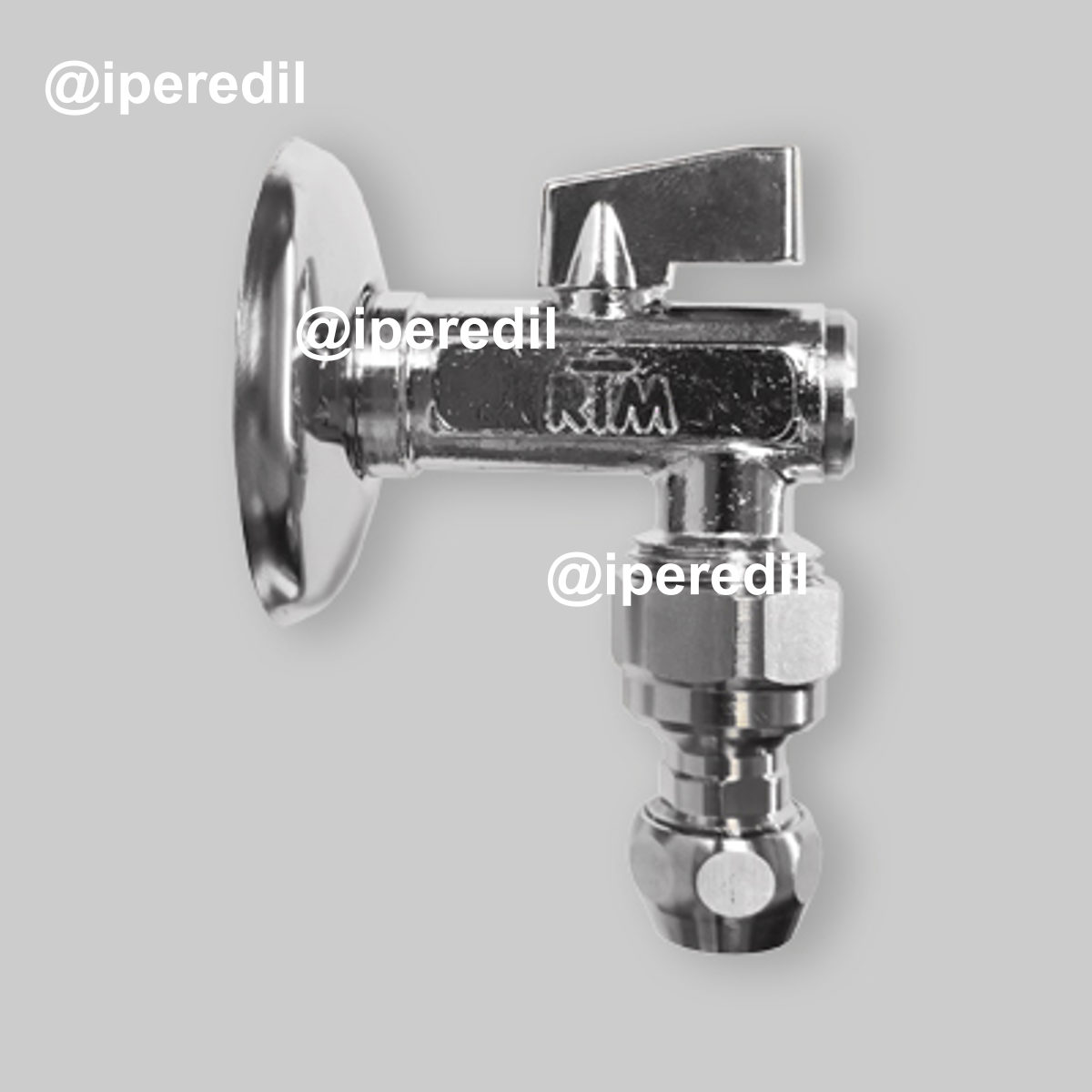 RUBINETTO FILTRO SNODO "R12" 1/2"xØ10 + Rosetta