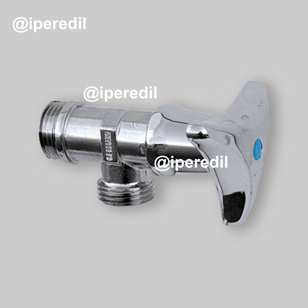 RUBINETTO SOTTOLAVABO PROLUNGATO A VITONE 1/2"x1/2" + Rosetta