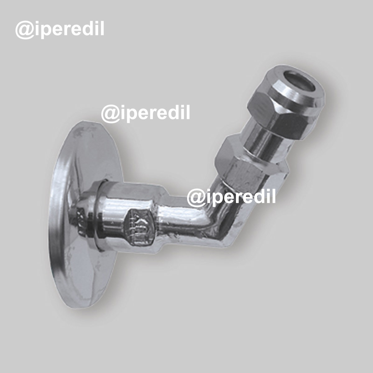 COPPIA DI SQUADRETTE A 45° CON PROLUNGA 1/2" x 10