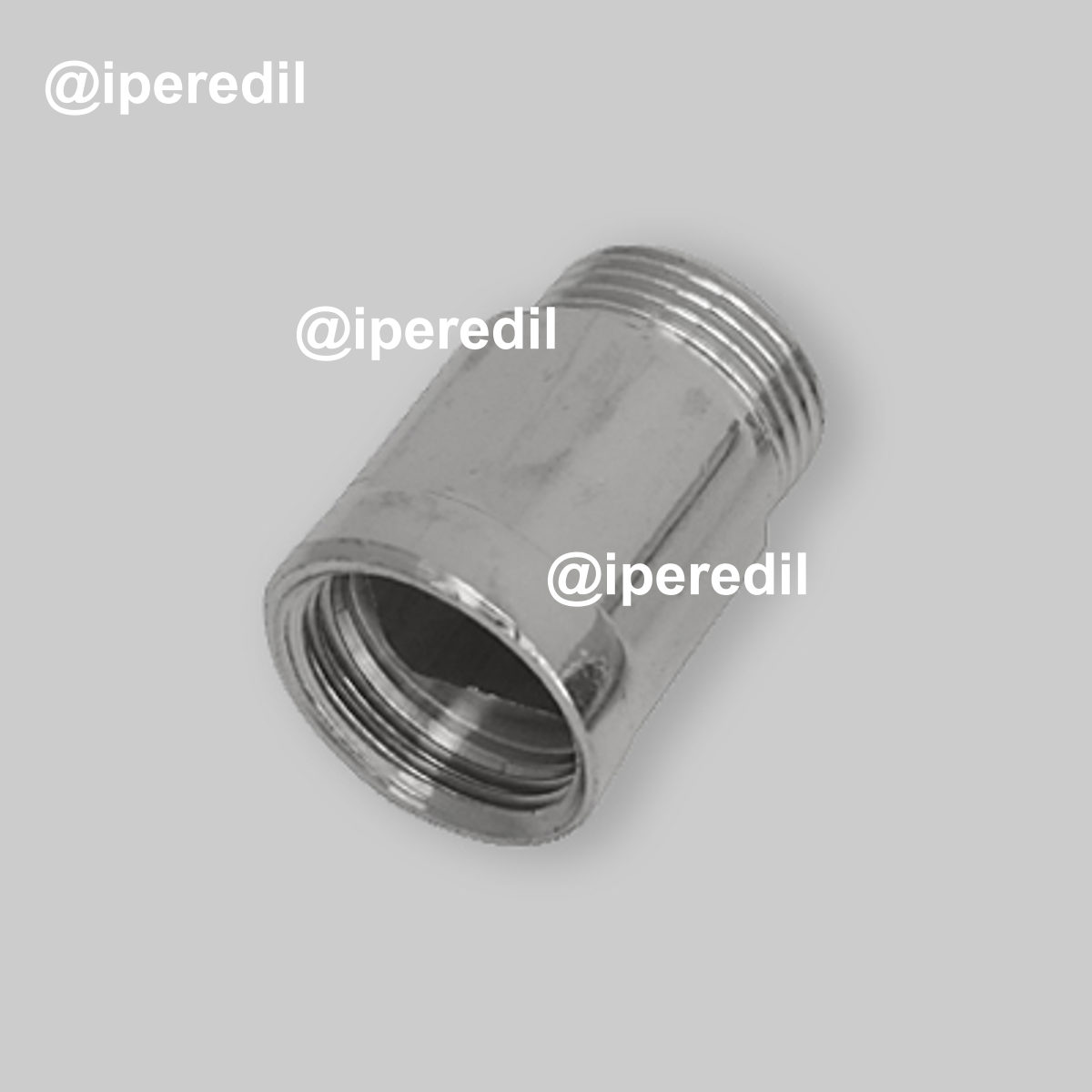 DISTANZIALE RETROGRUPPO CIECO IN OTTONE CROMATO 3/4"MF + Guarnizione