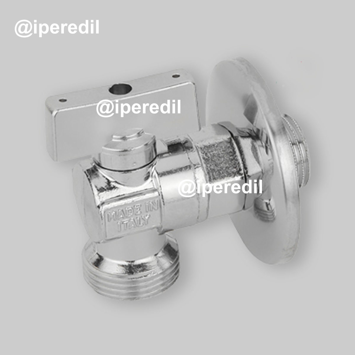 RUBINETTO LAVATRICE A SFERA "883" CROMO 1/2"x3/4" + Rosetta