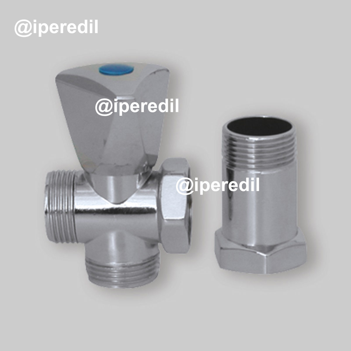 RUBINETTO RETROGRUPPO CON ATTACCO LAVATRICE COMPLETO DI DISTANZIATORE 3/4"x3/4"x3/4"