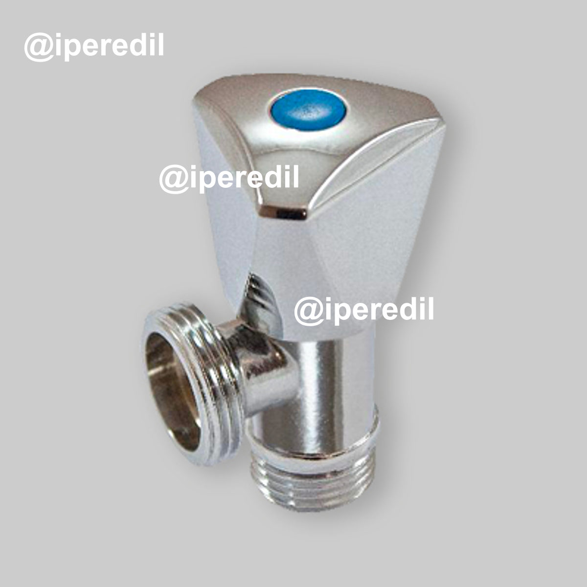 RUBINETTO LAVATRICE IN OTTONE CROMATO 1/2"x3/4"