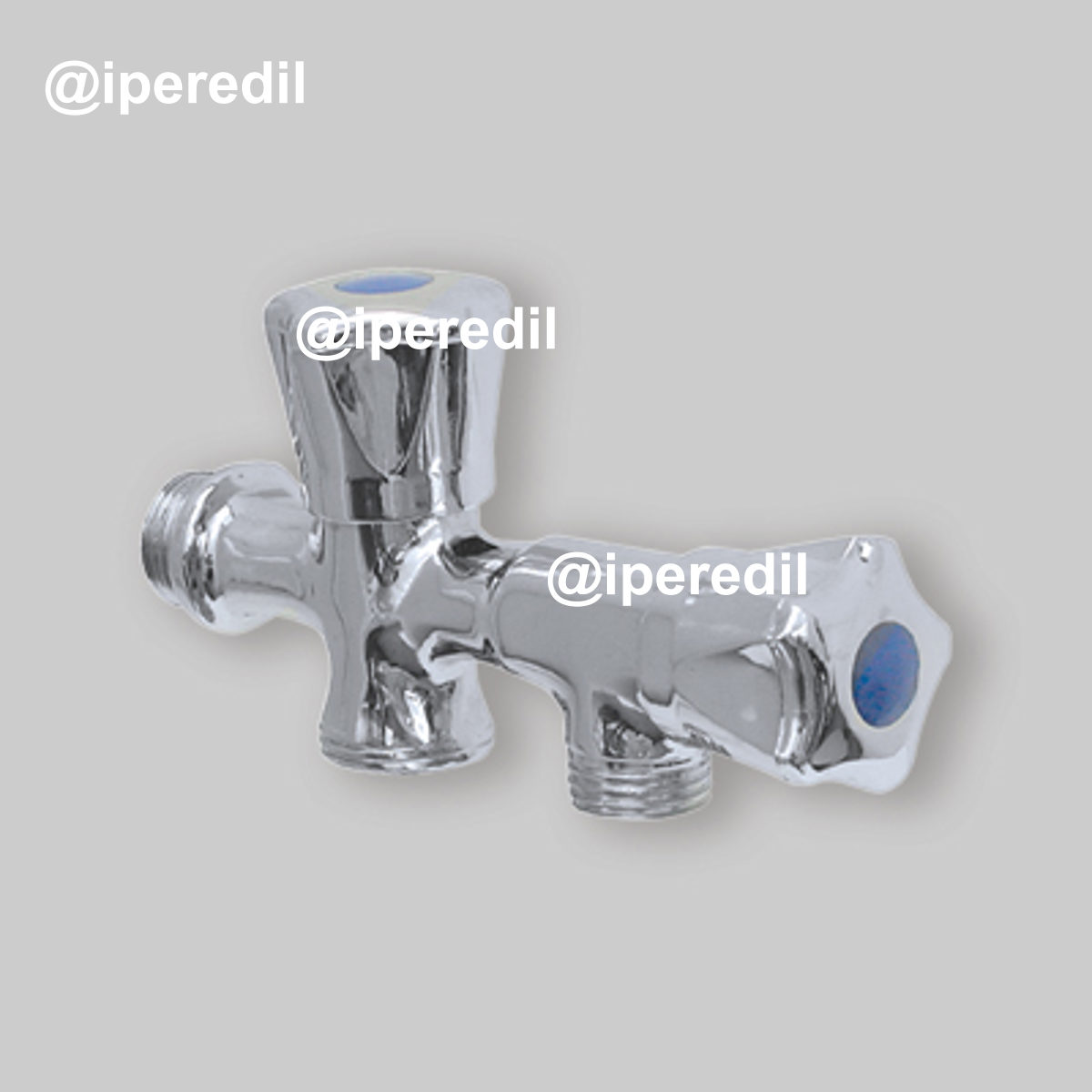 RUBINETTO DOPPIO PER LAVATRICE E LAVASTOVIGLIE 1/2"x3/4"