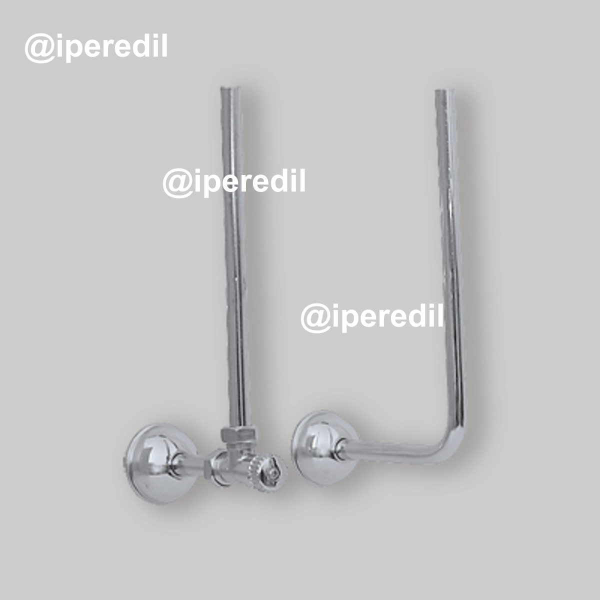 KIT COMPLETO DI ALLACCIAMENTO ACQUA PER SCALDABAGNO M1/2" x F1/2"