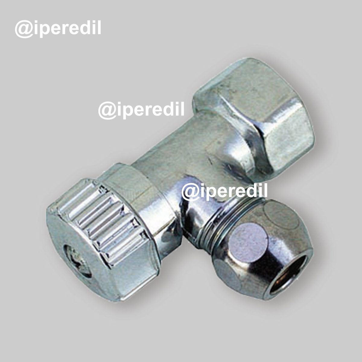 RUBINETTO A SQUADRA PER CASSETTA WC ATTACCO FEMMINA 1/2"x3/8"- 10