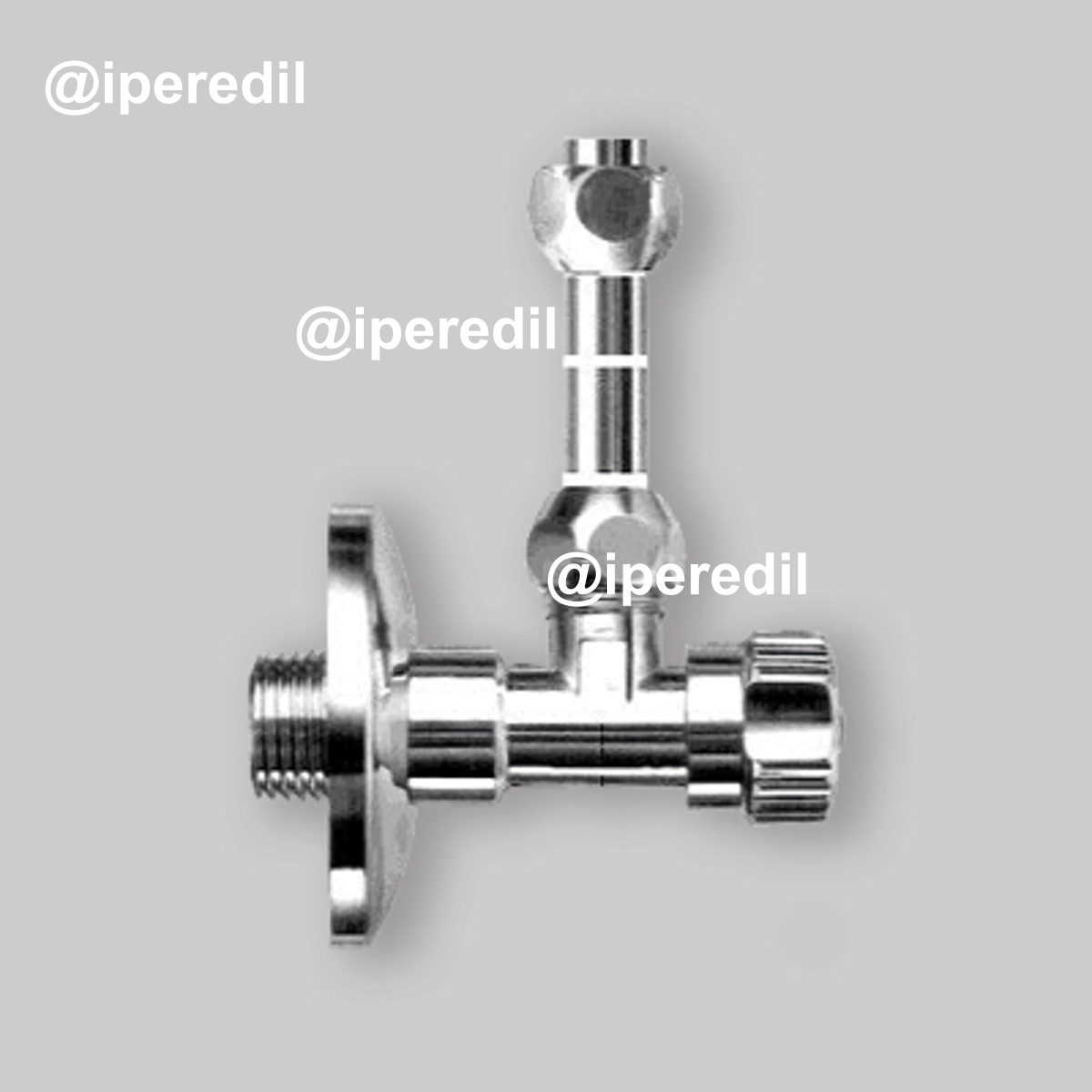 KIT COMPLETO DI ALLACCIAMENTO ACQUA PER CASSETTA WC 1/2"x3/8" - 15 cm