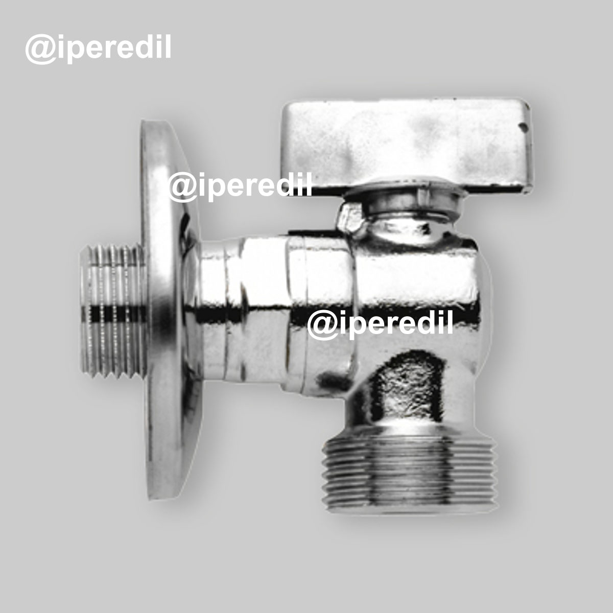 RUBINETTO LAVATRICE A SFERA "LUXOR" 1/2"x3/4" + Rosetta
