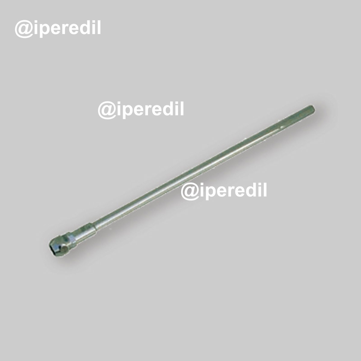 TUBETTO RAME CROMATO Ø10 CON BICONO + CALOTTA cm 50