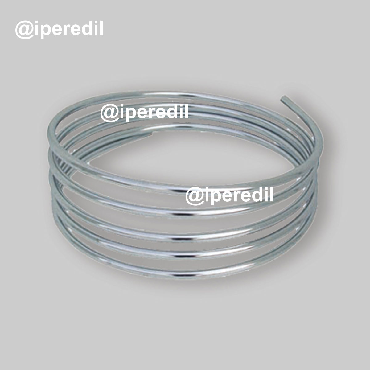 ROTOLO DI RAME CROMATO 5 METRI Ø12 mm