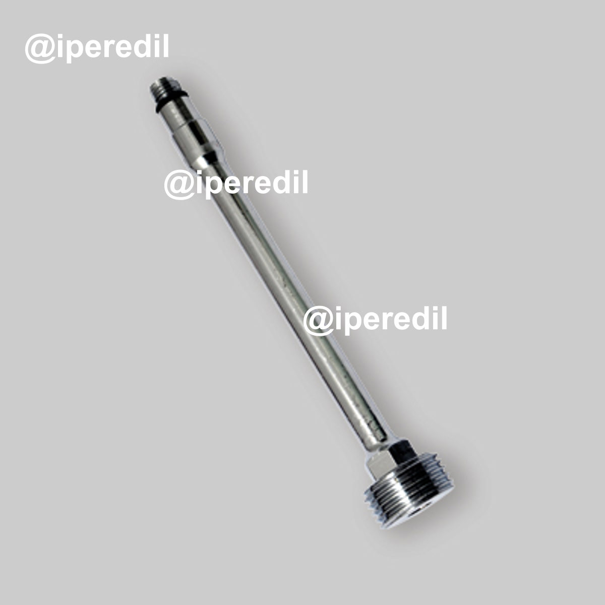 PROLUNGA PER TUBETTO RAME CROMO 1/2"M 10x1 M - cm 18