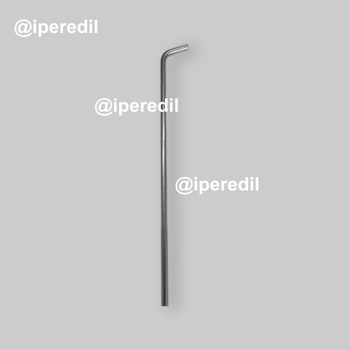 ASTINA PER SCARICO SALTERELLO CON PIEGA PER POMOLO Ø4 - H. 350 mm