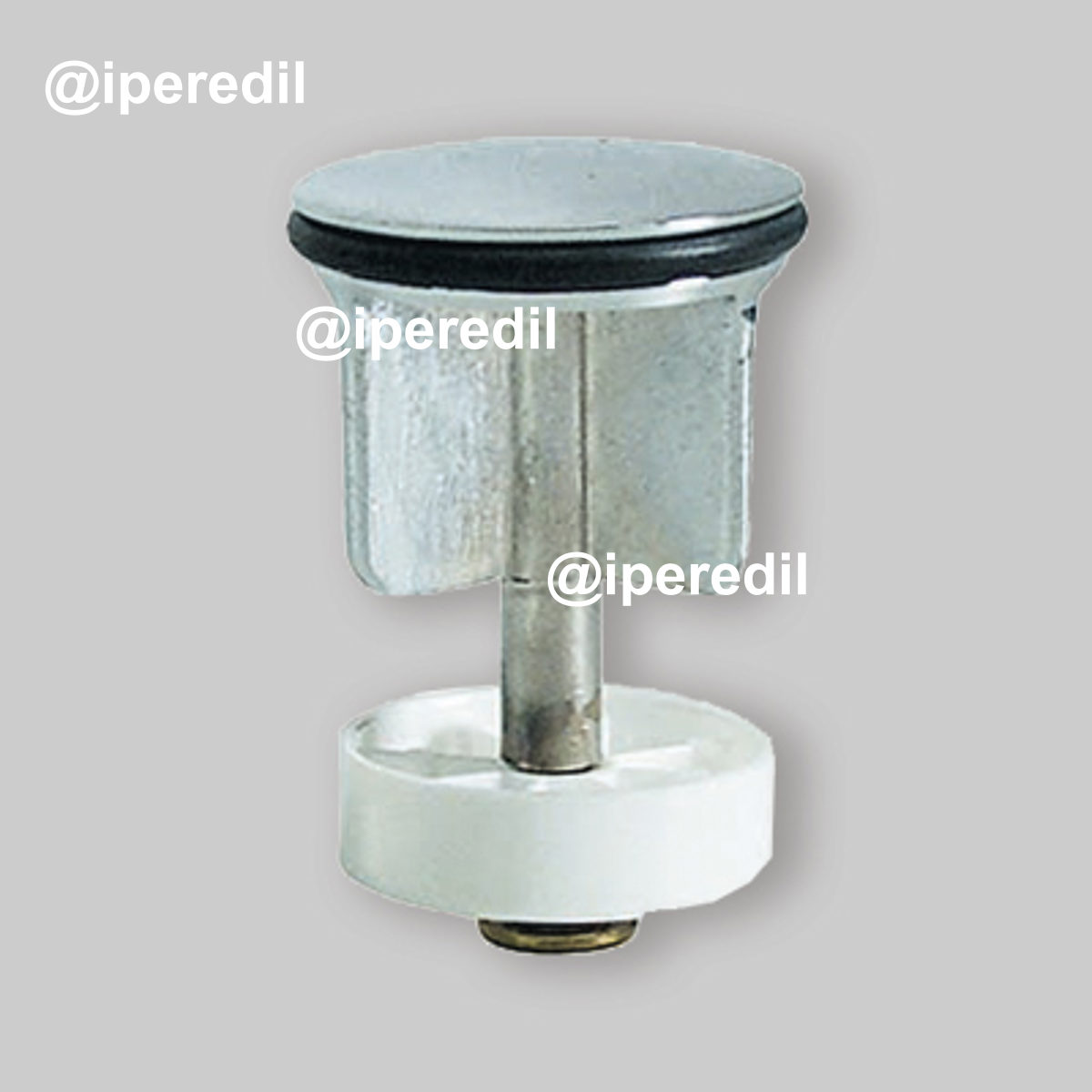 TAPPO SALTERELLO PER LAVABO E BIDET CON CESTELLO IN METALLO 1"1/4