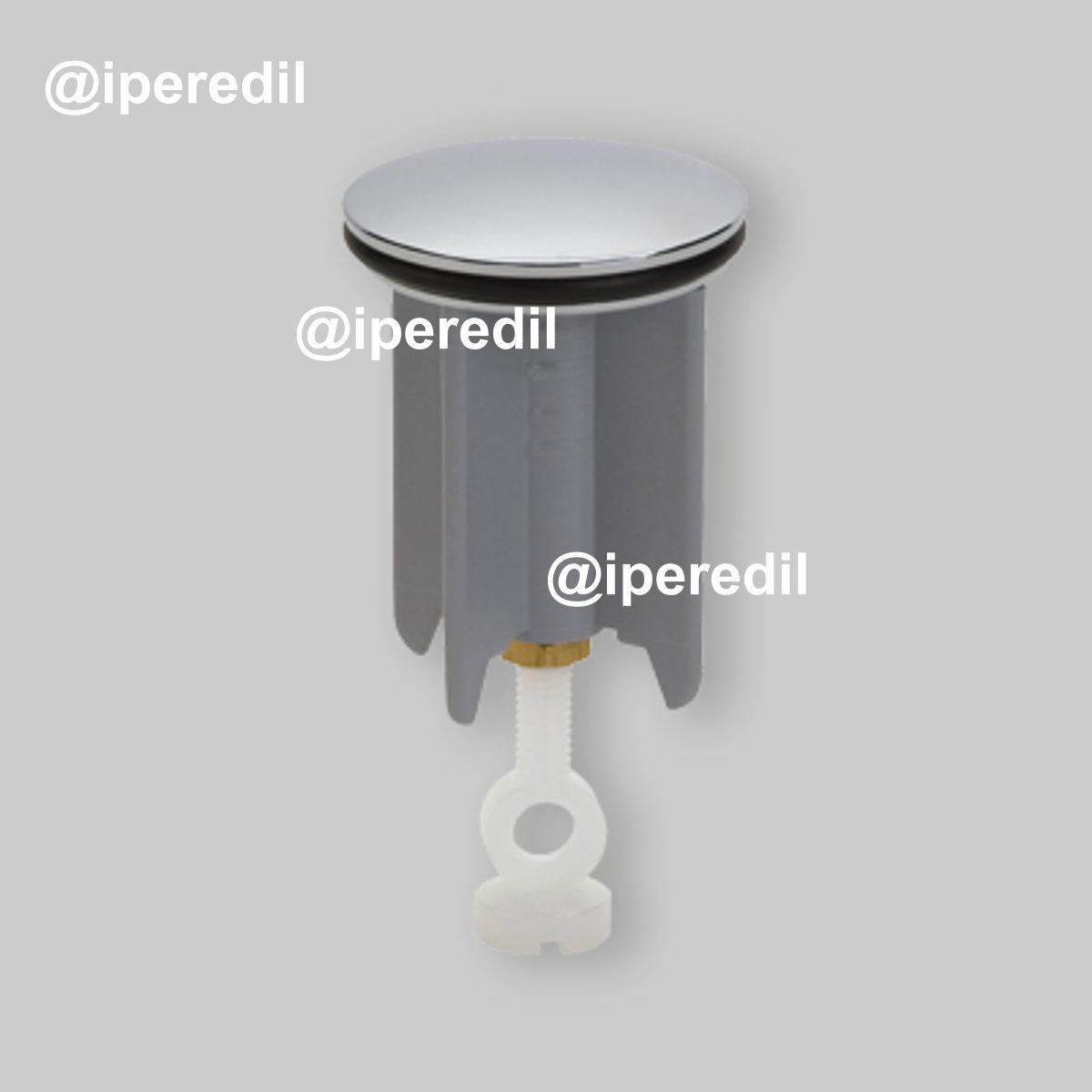 TAPPO SALTERELLO CON SISTEMA ANTISCIPPO IN OTTONE 1"1/4 - Ø 40 mm