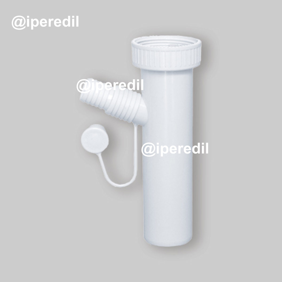 CANOTTO CON ATTACCO SCARICO LAVATRICE 1"1/2 x Ø40