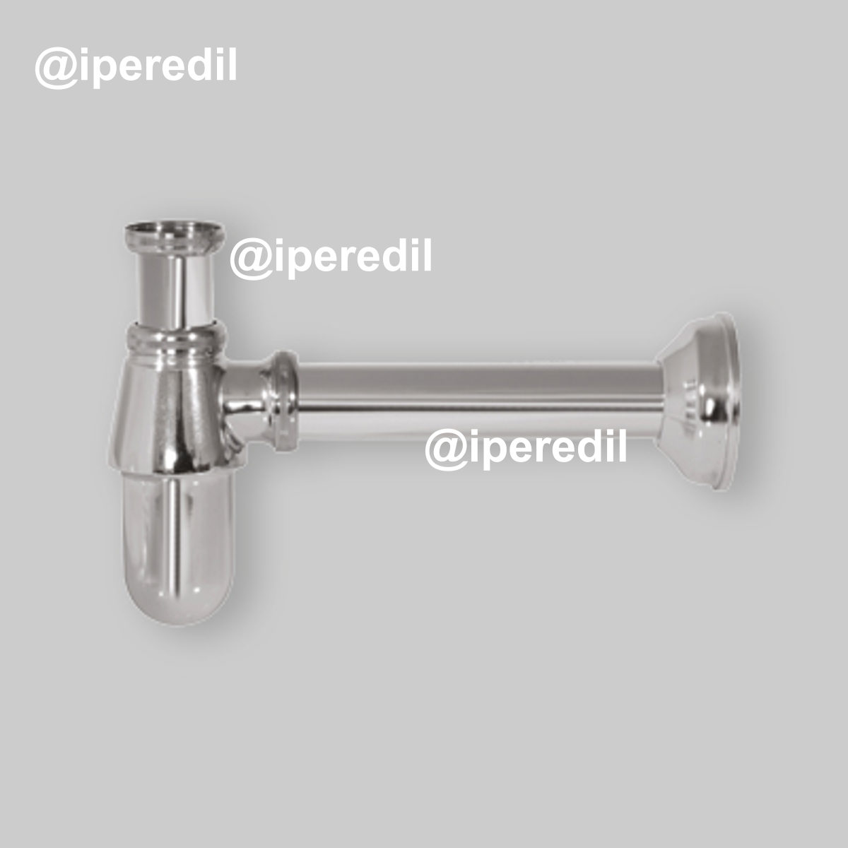 SIFONE PER LAVABO A BOTTIGLIA "CONCORD" GHIDINI Ø32 x 250 mm - 1"1/4