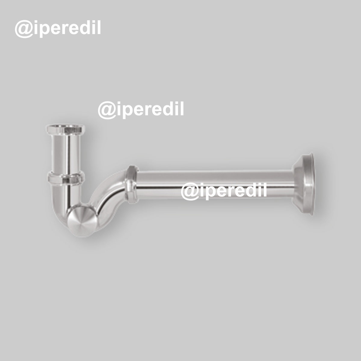 SIFONE PER LAVABO E BIDET CON ISPEZIONE LATERALE "CONCORD" GHIDINI Ø26 x 250 mm - 1"