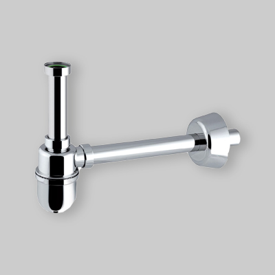 SIFONE "THERMOTRAP" A BOTTIGLIA CROMATO 1" - Ø 26 x 250 mm