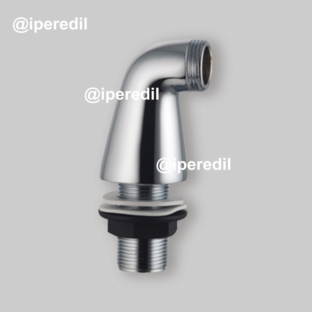 ECCENTRICO BORDO VASCA OBLIQUO Cromo - 3/4" x 3/4"