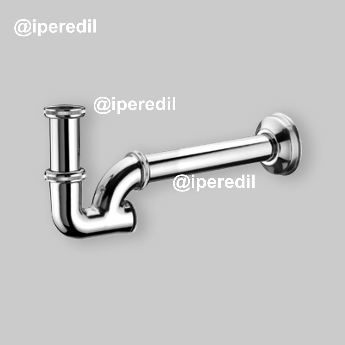 SIFONE PER LAVABO AD U CON ISPEZIONE POSTERIORE "ZETA" 1"1/4 - Ø32 x 250 mm