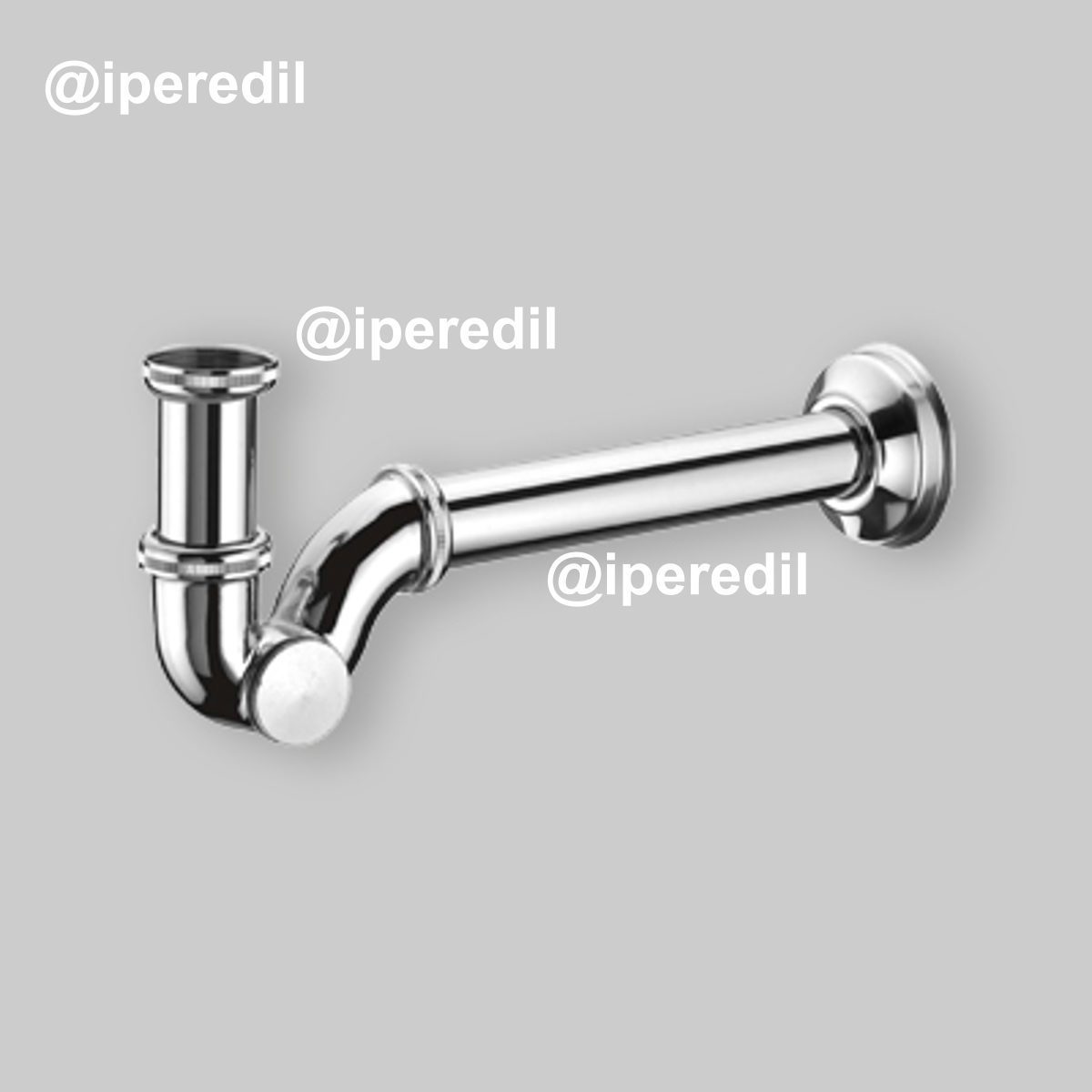 SIFONE PER LAVABO E BIDET AD S CON ISPEZIONE LATERALE "ZETA" 1"1/4 - Ø32 x 250 mm