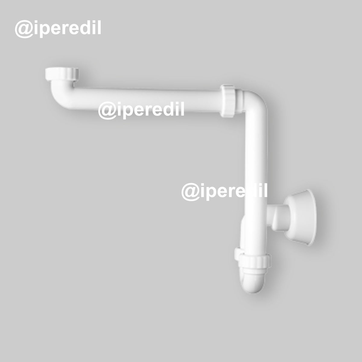 SIFONE SALVASPAZIO PER LAVABO AD 1 VIA OMP 1"1/4 x Ø 32/40 mm