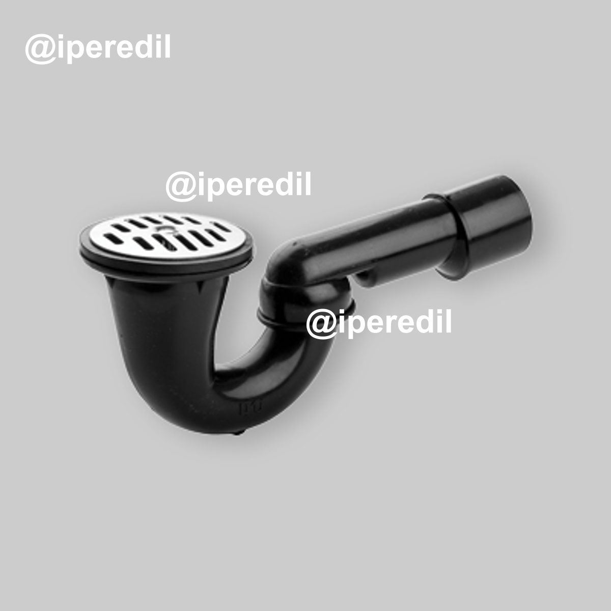 SIFONE DOCCIA ORIENTABILE TIPO BASSO "WAVIN" CON SCARICO AD INNESTO Griglia Ø80 - Uscita Ø40/50