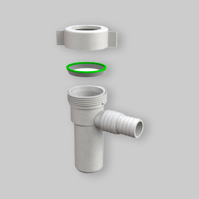 ATTACCO AUSILIARE UNIVERSALE 1"1/2 - Ø40