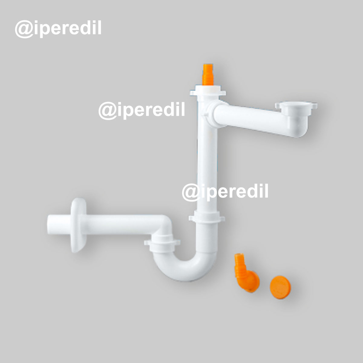 SIFONE SALVASPAZIO PER LAVELLO A 1 VIA "SPAZIO 1" 1"1/2 x Ø 40 mm