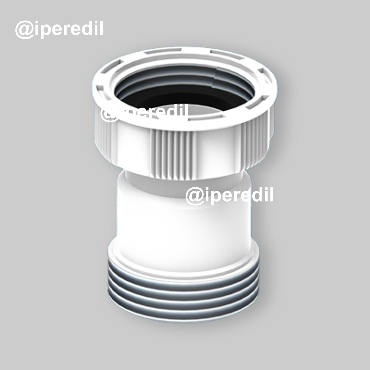 PROLUNGA SIFONI PER LAVABO DA APPOGGIO F 1"1/4 x M 1"1/4 - H. 55 mm