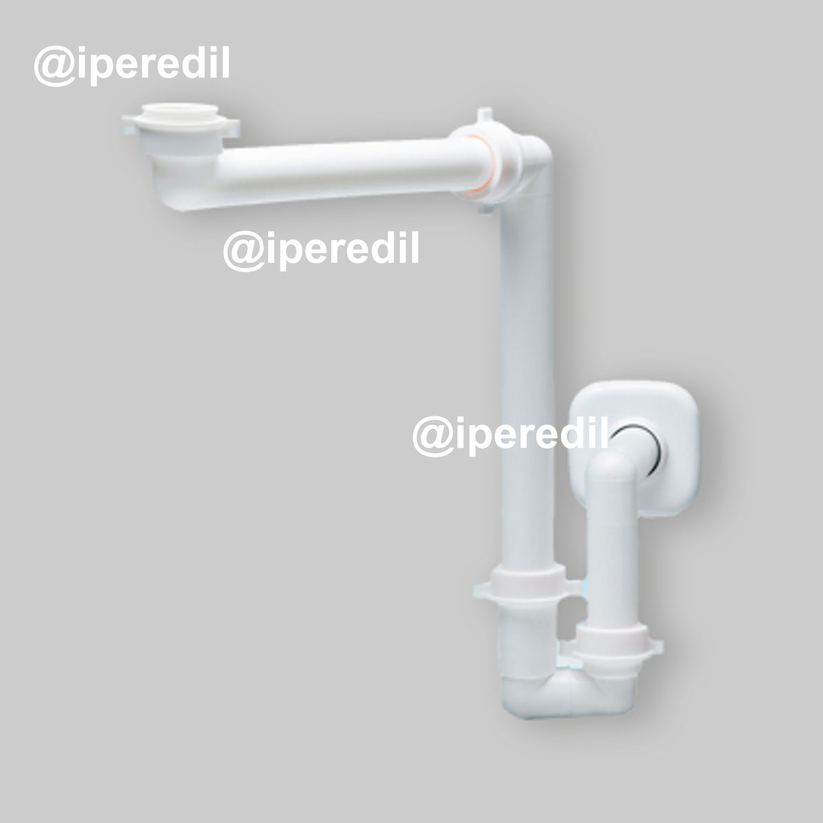 SIFONE PER LAVABO CONSOLLE SALVASPAZIO 1"1/4 x Ø32-40 mm