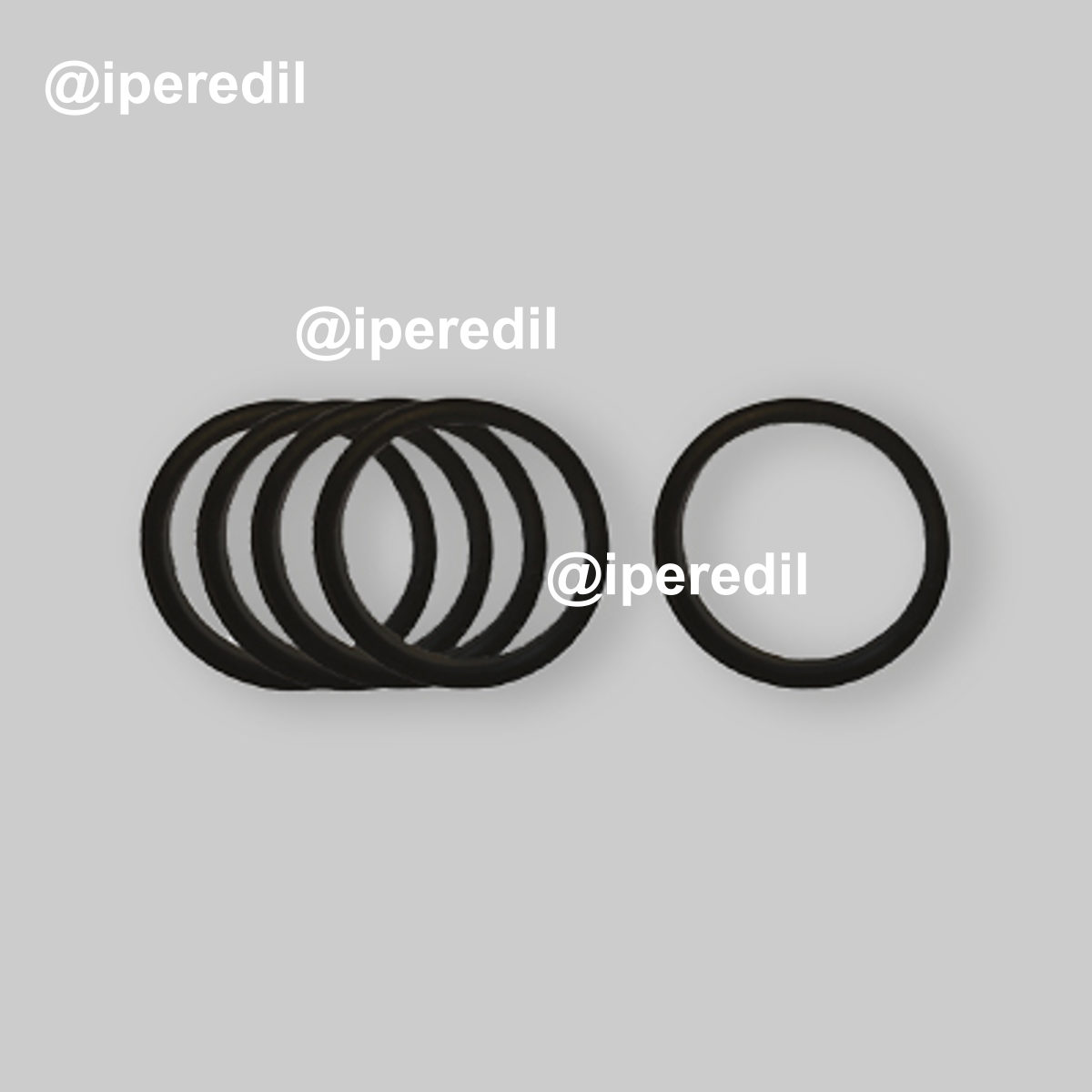 GUARNIZIONI DI RICAMBIO PER PILETTA CLICK CLACK Confezione da 5 pz