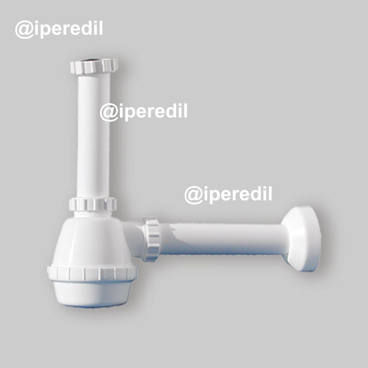 SIFONE PER LAVELLO CUCINA A 1 VIA "FRANCIA" 1"1/2 x Ø32/40 mm