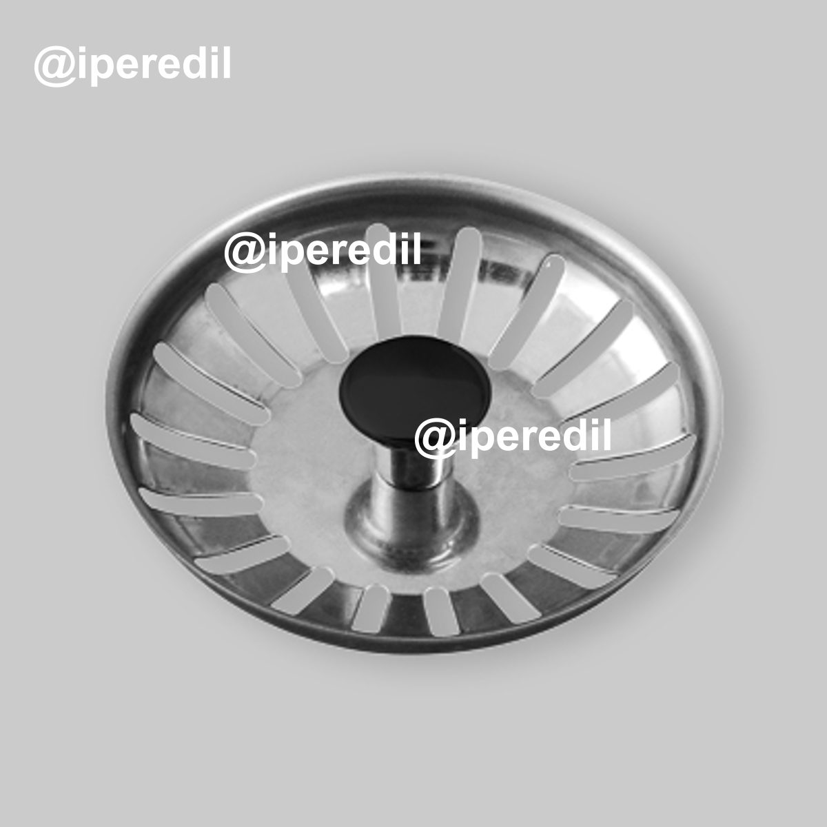 TAPPO CESTELLO PER LAVELLO CUCINA INOX Ø80 mm - Click Clack