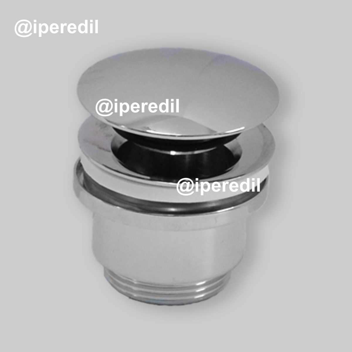 PILETTA CLICK CLACK PER LAVABO IN OTTONE 1"1/4 - Cromo