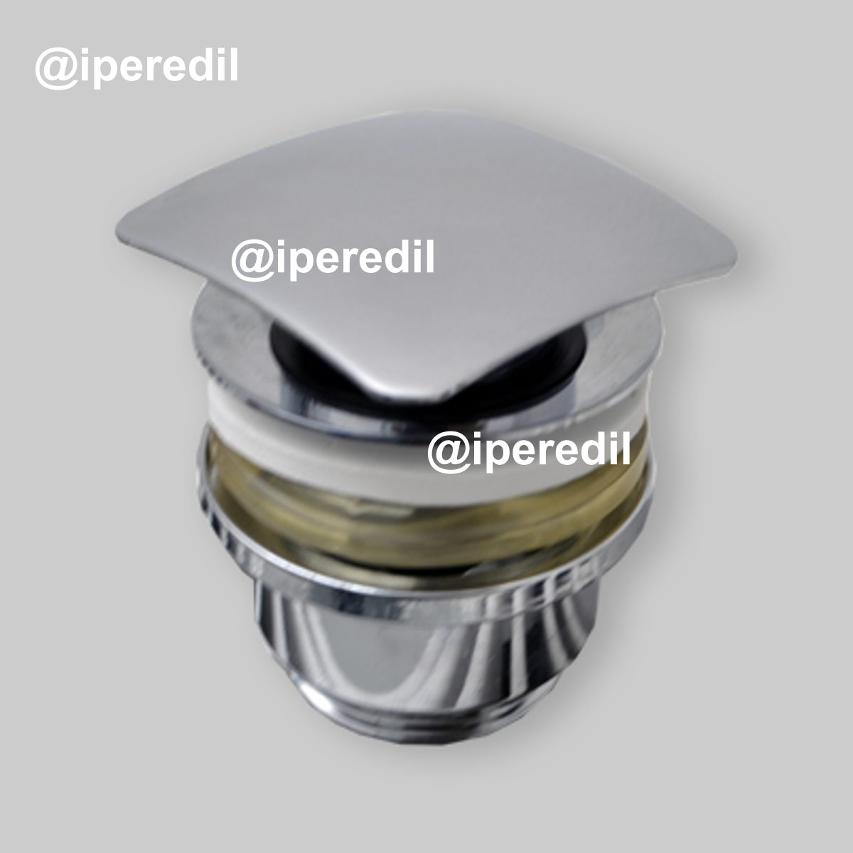 PILETTA CLICK CLACK PER LAVABO "QUADRA" STP 1"1/4 - Cromo