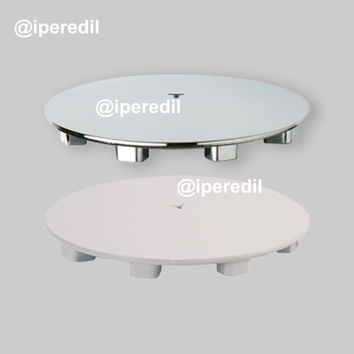 COPRIPILETTA DOCCIA "ALOHA" Bianca - Ø118 mm