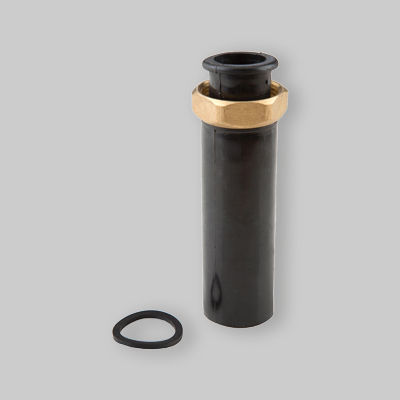 RACCORDO DIRITTO PHED CON DADO IN OTTONE 1"1/4 x 40 - H.64 mm