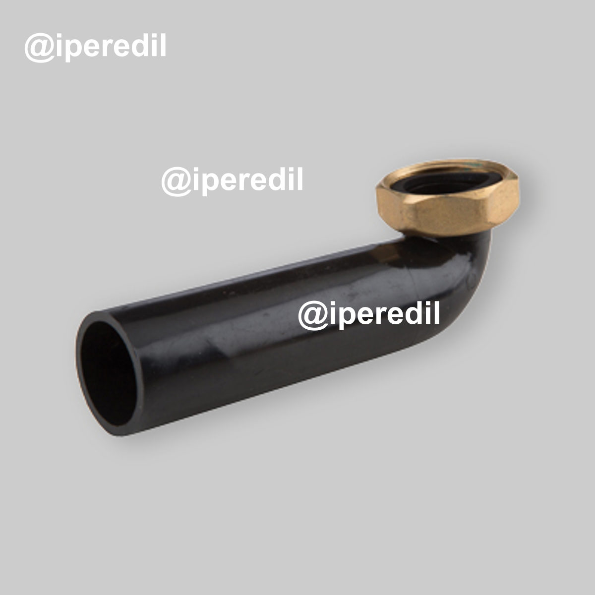 CODOLO CURVO PHED CON DADO IN OTTONE 1"1/4 x Ø40 mm