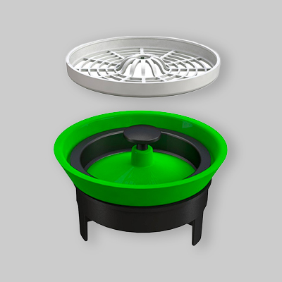 VALVOLA MECCANICA DI NON RITORNO ANTI-ODORE Ø 90 Abs + silicone